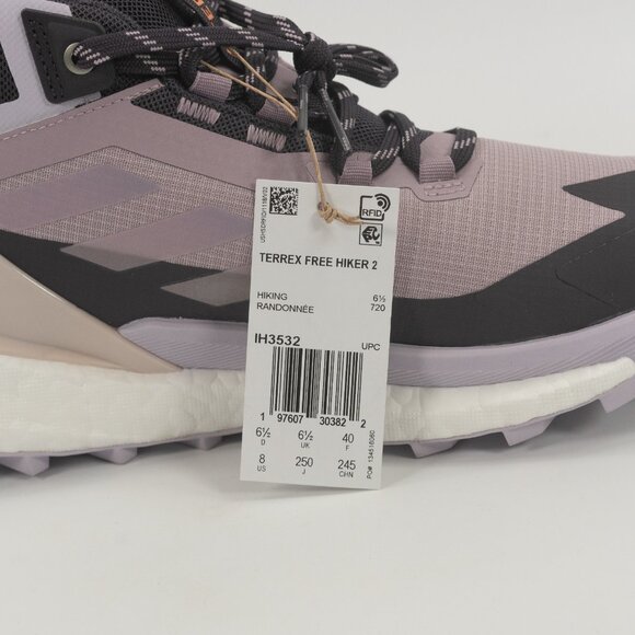 Adidas Terrex Free Hiker 2.0 GORE-TEX 'Preloved Fig' IH3532 Hiking Multi-Size - Picture 9 of 9
